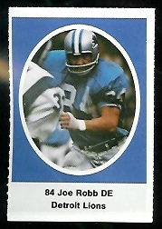 1972 Sunoco Stamps      205     Joe Robb
